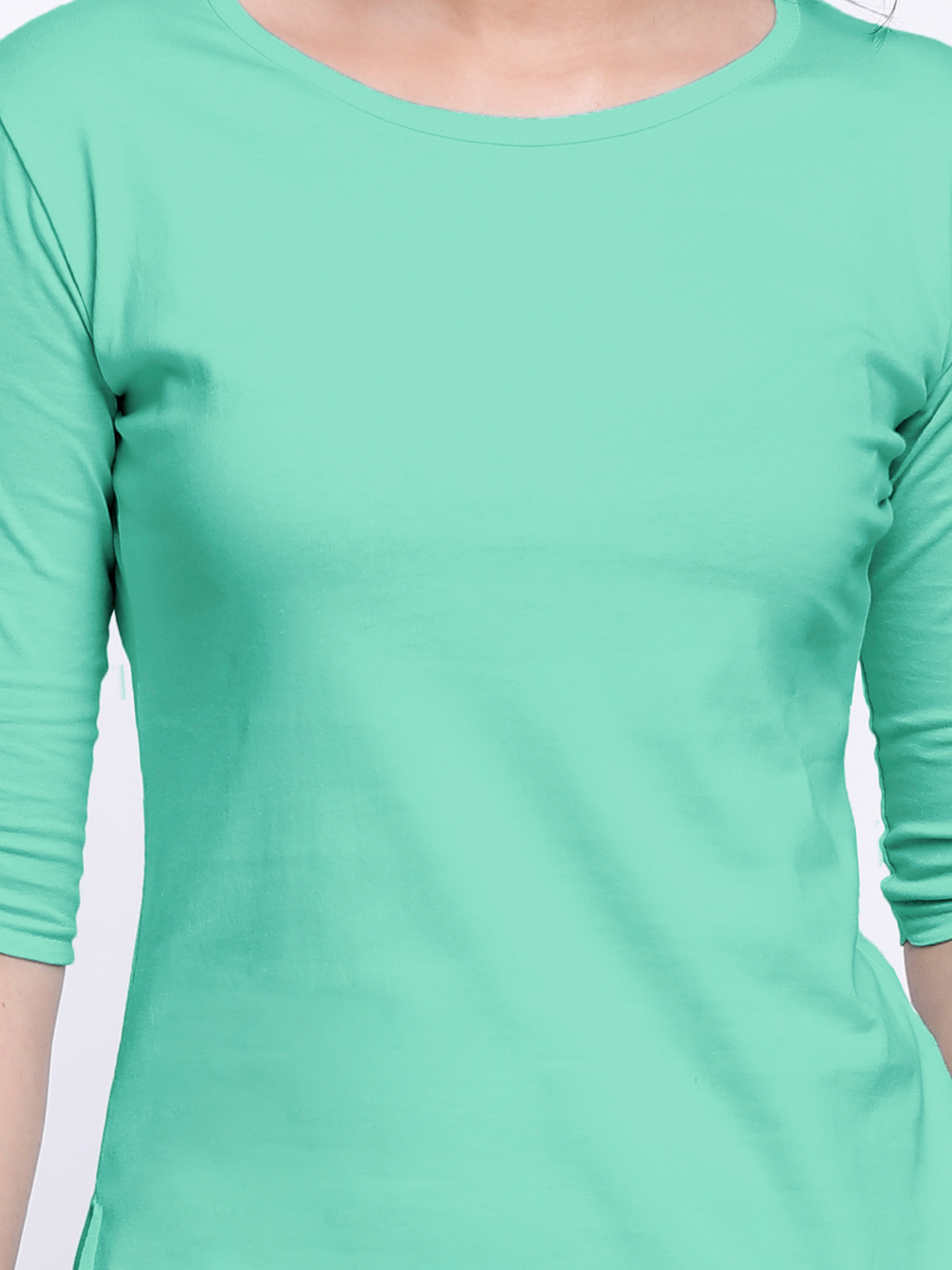 mint green t shirt dress